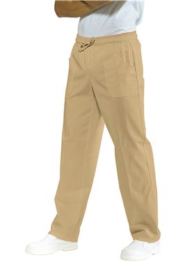 PANTALONE UNISEX ISACCO C/ELASTICO  POL/COT 125 gr/m²